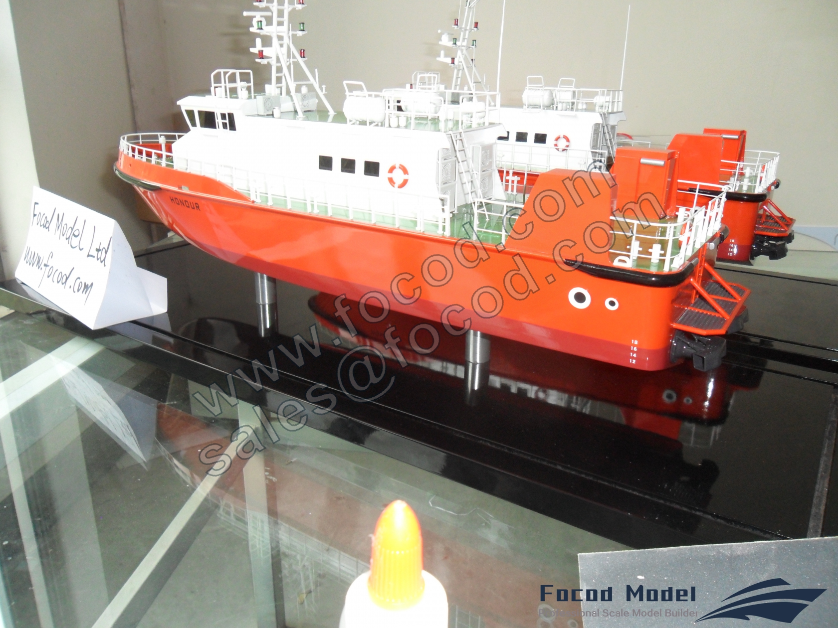 customized model of 24m Crew Boat